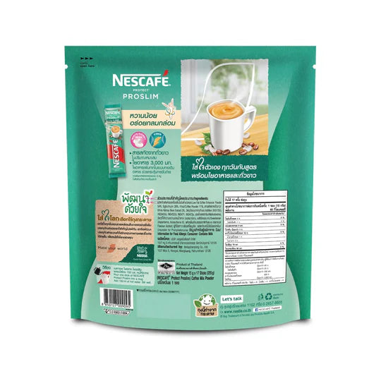 Nescafé Protect Proslim – 3-in-1 Instant Coffee Mix (17 Sachets)
