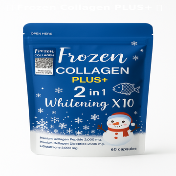 Frozen Collagen 2 in 1 Whitening x10 with L-Glutathione (60 Capsules),
