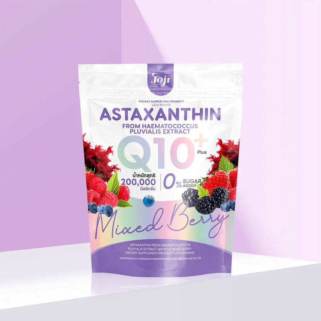 Joji Secret Young Astaxanthin Q10 Plus Mixed Berry – 200,000 mg (10 Sachets)